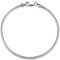 2mm Schlangenkette Armband - echt 925 Silber, Länge 21cm