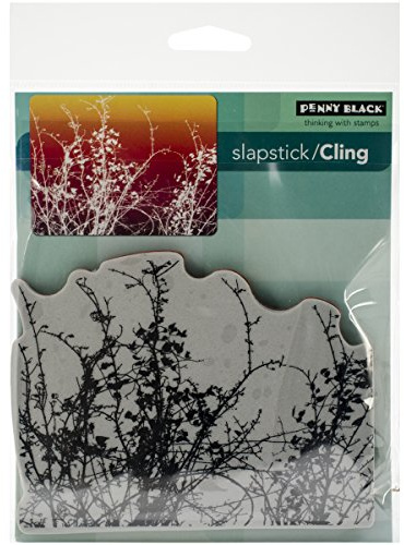 Penny Schwarz Selbst Gummi Stempel 12,7 cm x 19,1 cm Sheet-Etched Äste