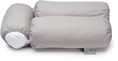 2er Pack Kissenbezug Fall für Sleep Yoga verschiedenen Körper Kissen – Hypoallergen, maschinenwaschbar – 2 Stück, Chenille, grau, 8x8x54 inches