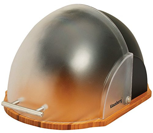 Brotkasten Kugelfrisch 37 x 26,5 x 19 cm Schwarz