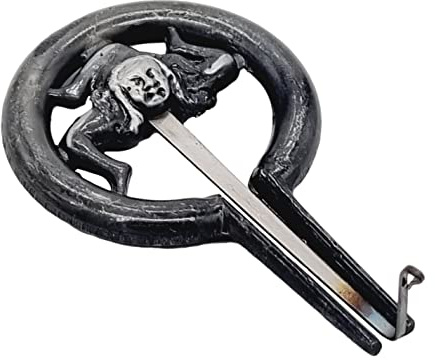 Sicilia Bedda - Original Sizilianische Maultrommel - Sizilische Maultrommel - Handwerkliches Produkt aus Gusseisen (10 cm, schwarzes Gusseisen)