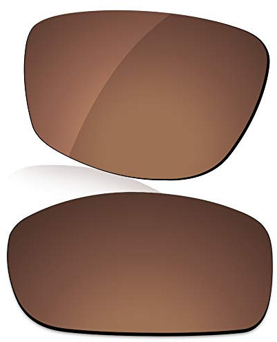 LenzReborn Verres polarisés de rechange pour lunettes de soleil Oakley Fives Squared, Marron rouille – Polarisé, Taille unique