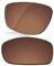 LenzReborn Verres polarisés de rechange pour lunettes de soleil Oakley Fives Squared, Marron rouille – Polarisé, Taille unique