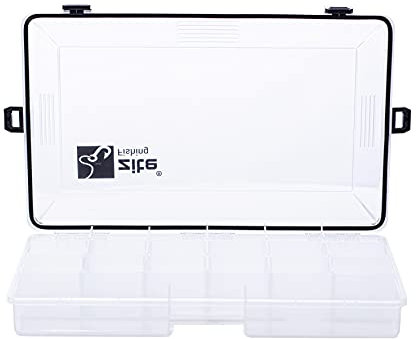 Zite Fishing Tackle-Box Wasserdicht - Kunstköder-Box Angelbox Tacklebox für Angel-Zubehör Hardbaits & Mehr (35x21x5cm)