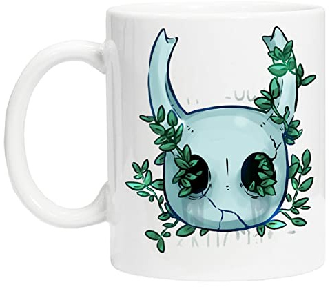 Hollow Knight Wiederverwendbare Tasse aus weißem Glas für Tee und Kaffee Coffe Cup