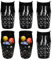 6pcs Pool Table Pockets, Plastic Web Billiard Baskets, Black Snooker Net Bag fits Standard 7/8/9 Foot Table (Set of 6) (7.87in x 9.64in)