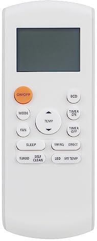 ALLIMITY Replace Remote Control fit for Media Air Conditioner AC A/C RG57D/BGE RG57A7/BGEF