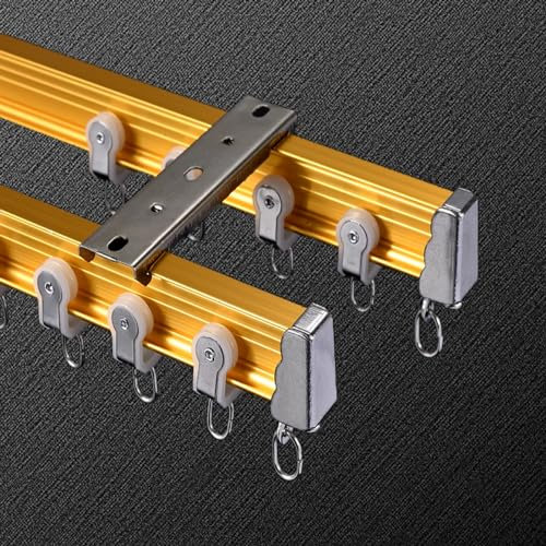 Flexibler Schienenvorhang, Vorhangschiene aus Aluminium, quadratische Gardinenstange, Aluminiumlegierung, Deckenmontage oder Wandschiene, Vorhänge Decke