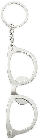 NISCAYA Sun Glasses Bottle Opener Keychain Beer Wine Bottle Opener Pendant Keyring Beer Opener Ring Bar Tools Key Chains For Men Women Jewelry Gift