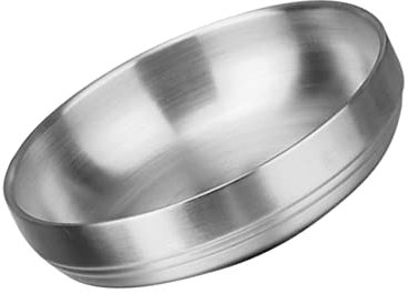 PRETYZOOM Plat À Assaisonnement Acier Inoxydable Assiette Appéritif Ronde Épaissie Pour Restaurants Et Usage Quotidien Diamètre