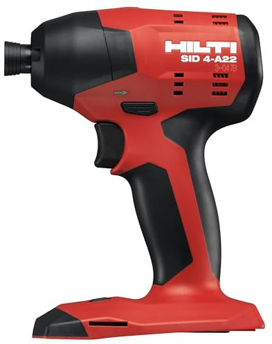 Hilti Compact-Class 22V Cordless Impact Driver SID 4-A22 with 1/4 Hexagonal Click-in Chuck for Medium-Duty Work, Case Included (2137038)
