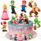Behone Tortendeko Geburtstag - 6 Stück Super Cartoon Tortenfiguren für Kindergeburtstag Party, Kinder Kuchen Dekoration Lieferungen