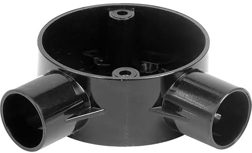 Electrical Conduit System, 20mm Black PVC, Boxes, Bends, Tees and Accessories (20MM ANGLE BOX BLK)