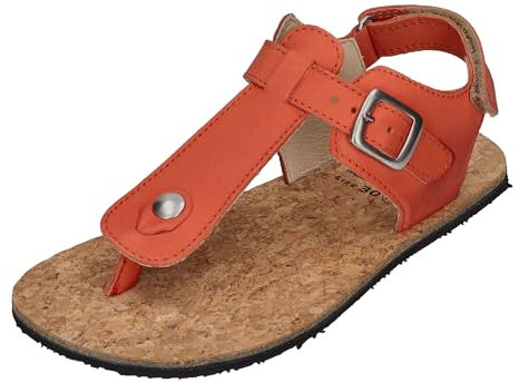 KOEL Barefoot - Kinder Sandalen - Abriana NAPA - Coral, Größe:25 EU