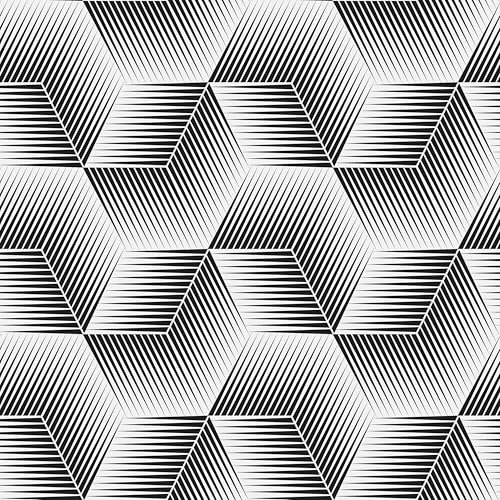 Yullpaper Papier peint 3D beige/noir autocollant motif papier peint mural salon motif cube film décoratif pour meubles enfants noir/beige film d'armoire 44,5 cm x 300 cm