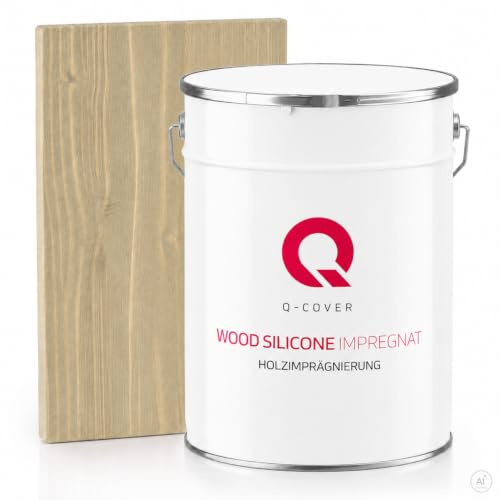 Q-COVER HOLZIMPRÄGNIERUNG Grau-Gelb 7034 5L - Silicon Holzschutz
