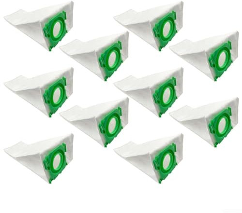 EpheyFIF Staubsaugerbeutel für Sebo für K Serie Zylinder-Staubsaugerbeutel für SEBO K1 K3 UltraBag Staubsauger Zylinder Mikrofaser Vlies Staubbeutel, 10 Stück, 6629er