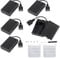 VISSQH 5 pcs AA battery holder,3 x 1.5V AA Plastic battery holder with USB socket and on/off switch and cover +2 pcs Plastic Battery Storage Box