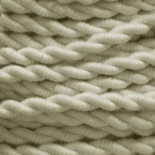 Cable trenzado de 25 metros 2x0,75, material de algodón, ideal para conectividad eléctrica, proyectos de bricolaje y uso doméstico.