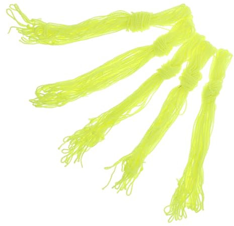 VICASKY Corde De Yo-yo en Nylon 105 Cm pour Garçon Et Filles Ficelle De Compétition Couleur Jaune Lot de 50 Pièces pour Jeu Extérieur Et Apprentissage Sportif