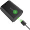 DF DIGITALFOTO NP-FZ100 Kamera Akku, 2400mAh Ersatzakku mit USB Type-C Power-In und Kapazitätsanzeige, kompatibel mit Sony ZV-E1,A7 III,A7R III,A7IV,FX3,FX30,A6400,A6700 usw Schwarz