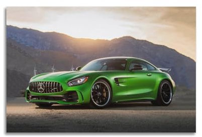 NSNAL Supercar GT R C190 AMG Kunstdruck auf Leinwand Moderne Wanddekoration Schlafzimmer Wandbild 40 x 60 cm