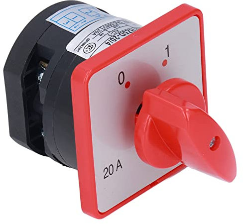 ANKROYU Umschalt schalter, PC Rotare-Netzschalter, Drehknopfs chalt schalter 1 Pole 2 Position, Umschalt schalter für Industrie ausrüstung maschinen