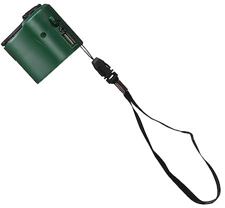 DIKACA 1Stück Handkurbelgenerator USB Ladegerät Tragbares Outdoor Ladegerät Mit Handkurbel Kompakte Notstromquelle Für Mobiltelefone Und USB Geräte Für Camping Und Outdoor Aktivitäten