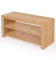 BAM BOO BOX Schuhbank mit Sitzfläche aus Bambus – Schuhregal schmal mit 2 Ebenen für 6 Paar Schuhe – platzsparender Schuhschrank für Flur, Garderobe & Eingangsbereich – stabiles Shoe Rack