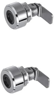 SHINEOFI 2 Pezzi Lucchetto Per Impronte Digitali Per Cassetti Lucchetto Per Impronte Digitali Elettronico Con Ricarica USB Senza Chiave Per Ufficio Domestico