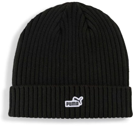 PUMA Erwachsene Essentials Patch Beanie OneSize, Black