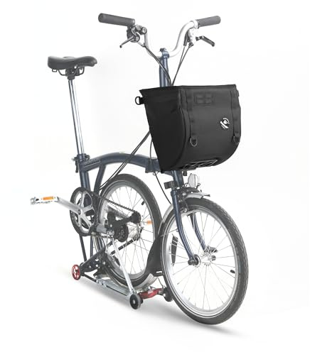 Rhinowalk Fahrrad Lenkertasche Quick Release Fronttasche Für Brompton Faltrad Fahrradtasche mit Schultergurt