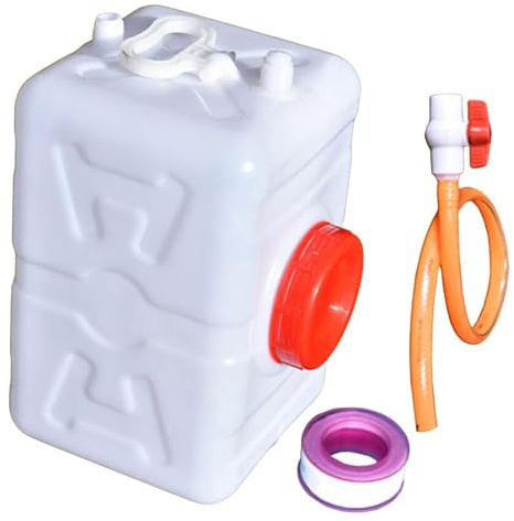 Snorvixre 30 l Contenedor Móvil de Almacenamiento de Agua de ABS Sólido Twelve Fifty Para Mochilero, Outdoor, y Situaciones de Crisis Five Hundred Contenedor de Agua de Jardín con Apertura Amplia