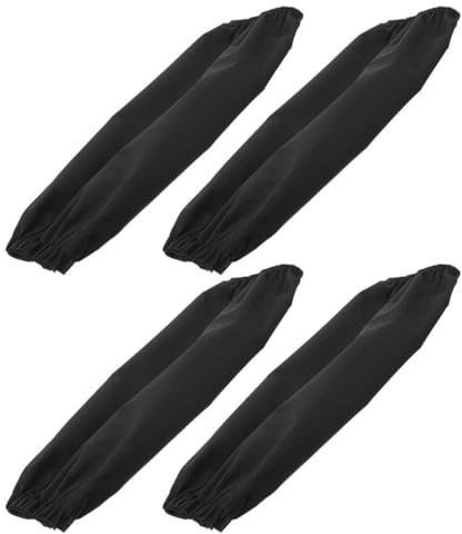 SILENRADAWN 2 Paar Elastische Überärmel aus Wasserfestem Stoff mit Verlängertem Schutz für Damen und Herren Beim Backen und Hausarbeiten in Schwarz