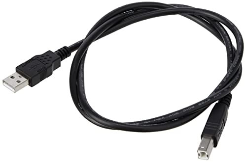 C2G - Cable USB Negro, USB A a B, 1 metro, Macho a Macho