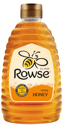 Rowse Runny Honey, 680g Squeezy Bottle, Large Size, 100% Pure & Natural, Breakfast Spread, Perfect For Baking & Cooking, Natural Sweetener For Drinks, Suitable For Vegans & Vegetarians
