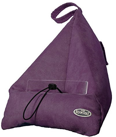 Book Seat 9346017000079 Lesesack/Buchstütze/Buchkissen/Tablet PC halter/Reisekissen mit Tasche, lila