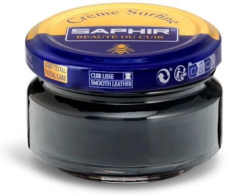 Saphir Cirage Crème Surfine Pommadier Gris Anthracite 50 ml