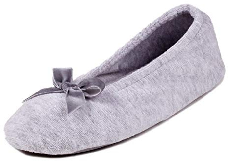 Isotoner Women's Terry Ballerina Slippers