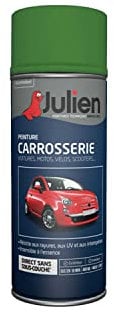 Julien Peinture Aérosol Relooking pour Carrosserie - Voitures et 2 roues - Vert PTT 37121 400ml