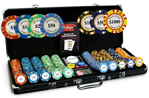 FRENCH RIVIERA Koffer Gold 500 Chips