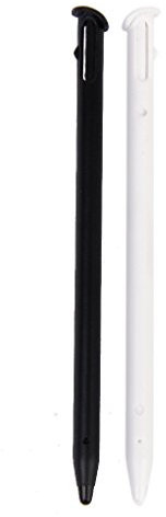Generic Lápiz capacitivo para pantalla táctil para Nintendo 3DS, 2 unidades, color blanco y negro