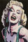 Dazzling Marilyn von Karl schwarz 36 x 24 Kunstdruck Poster Wall Decor Marilyn Monroe Vintage Poster City Hollywood zum Sammeln Kuriositäten Glam Glitter Glitz rot Lippenstift Marilyn Monroe smiling