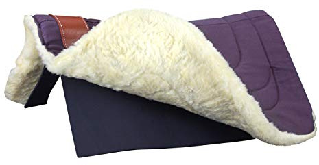 Derby Originals Universal Vented Neoprene Non-Slip Saddle Pad - Lightweight Breathable Design - Prevents Tack Slippage and Shifting while Riding