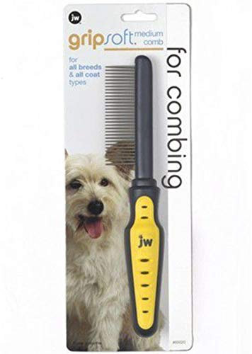 JW Pet Company GripSoft Medium Comb for Dogs