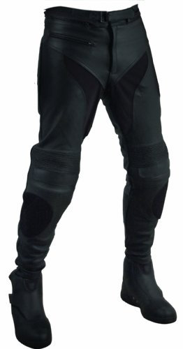 Roleff Racewear Lederhose Unisex, Schwarz, Größe 54