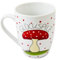 Tasse Glückspilz Porzellan Kaffeetasse Becher Teetass