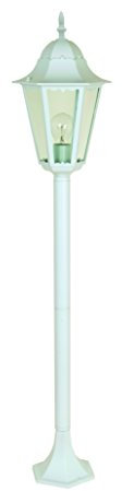 LUTEC 11333 LJ WH, Wegeleuchte, Aluminium, E27, weiß, 106 x 23,5 x 106 cm, 106.0 x 23.5 x 106.0 cm