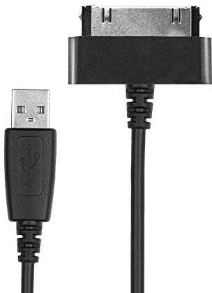 CELLONIC® Cavo USB 2.0 Compatibile con Samsung Galaxy Note 10.1 / Tab 8.9 / Tab 10.1 / Tab 2 7.0 / Tab 2 10.1 Ricarica Cavetto Dati per Tablet con Porta 30 Pin Connettore 1.0m in Nero