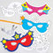 Baker Ross Masken für Kinder EF624 , Weiß, 25 cm